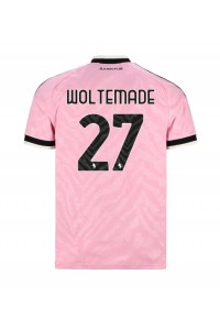 Juventus Nick Woltemade #27 Jalkapallovaatteet Vieraspaita 2026-27 Lyhythihainen